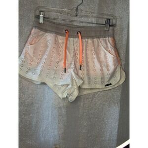 Sweaty Betty Workout Shorts‎ Eyelet Running Athletic Drawstring Size S